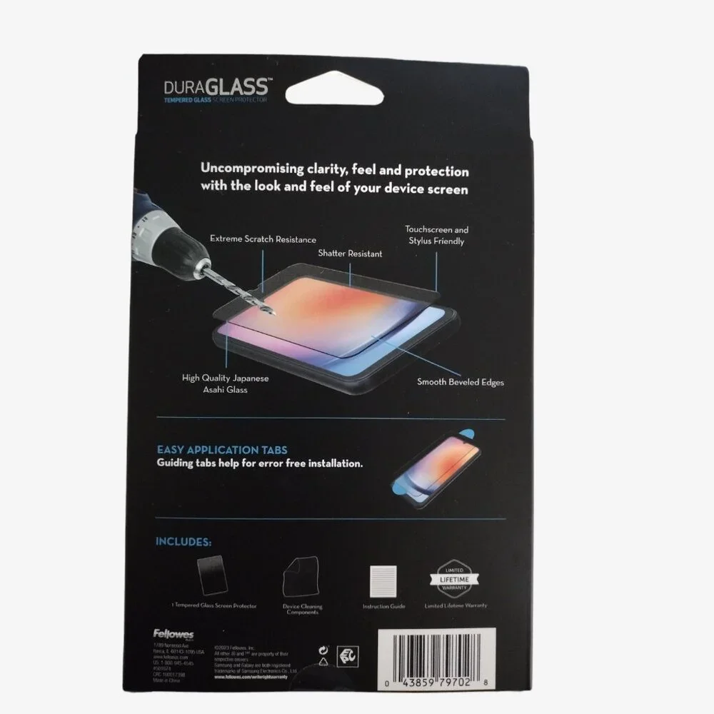DuraGlass Tempered Glass Screen Protector for Samsung Galaxy A25 5G